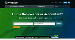 Desktop Screenshot of accountingdirectory.com